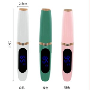 Recourbe-cils électrique rechargeable avec affichage numérique, chargement USB, pour usage général, blanc, vert, rose - Product Image 3