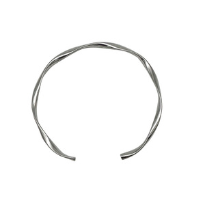 Bracelet Ruitai S925 en argent sterling torsadé Mobius, design géométrique, unisexe, pour tous les jours, bijoux fins - Product Image 5