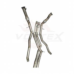 Échappement pour Porsche Cayenne 9Y0 4.0T en titane brut avec soupapes, embouts en carbone, sur mesure, vente en gros - Product Image 5