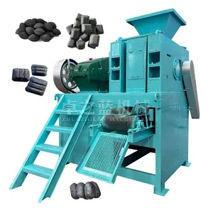 Precio bajo polvo de coque automático que forma la máquina de prensa de bolas rodillo máquina de prensado de polvo de coque