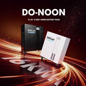 Docan EU US STOCK DO-NOON 51.2V 314Ah 300Ah 15kWh 16kWh Plug & Play Batería Solar LiFePO4 Preconstruida con WIFI, Móvil Vertical - Product Image 3