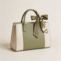 Écharpe fine de luxe personnalisée à marque privée, imprimée, en ruban de satin de soie pour sac à main, ruban pour cheveux, cravate, ou bracelet.