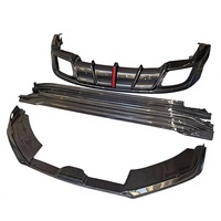 Kit carrosserie modifié en fibre de carbone avec lèvre avant avec feux, lèvre arrière, jupes latérales, à visser, pour mise à niveau et modification, pour OLIVER