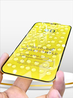 Protection d'écran en verre trempé 9D Full Glue pour iPhone 16 15 14 Pro Max 13 Mini 17 Pro 11 XR 18 Pro Max