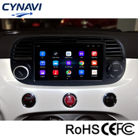 Radio para coche con pantalla GPS IPS de 7 pulgadas para FIAT 500 2007-2015, pantalla táctil, Android Auto, WIFI, CarPlay, audio Mp4, 1 Din, cámara de marcha atrás