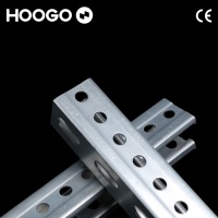 Canaux de support simples et doubles Hoogo : Système de support haute performance pour les tuyaux, les conduits de ventilation et les chemins de câbles.