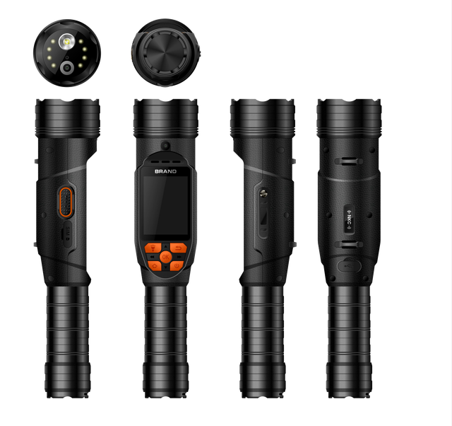 4G LTE Industrial on Field Body Worn Camera Infrared Laser Three Proof IP67  Waterproof Body Camera Wide Angle Body Camera