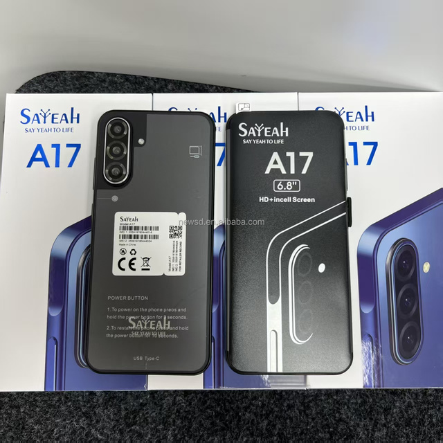 A17 Gaming Phone 16GB RAM 1TB Storage Octa Core CPU 108MP Rear Camera 6.8" OLED 120Hz Screen 60W Quick Charge Dual SIM English