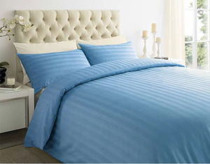 Draps plats respirants de qualité supérieure, en satin 250 fils, imperméables, multicolores, disponibles en plusieurs tailles, motif uni, pour usage hôtelier - Product Image 3