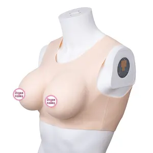 Mềm mại miễn phí boobs Vòng cổ rỗng phong cách sexy thanh hình thức crossdresser cosplay phù hợp với Silicone vú cho nam giới với phụ nữ