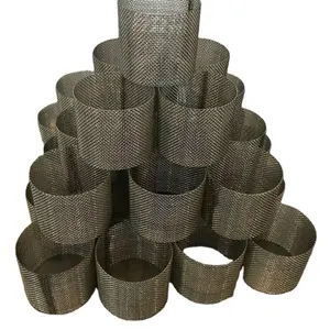 Stainless Steel/Titanium Wire Mesh Filter Tube/Cover Edge Wire Mesh