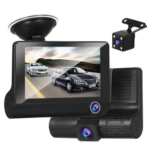 Зеркало заднего вида, Автомобильный видеорегистратор, черный ящик, Full Hd 1080p, вращающийся мини-скрытый передний двойной объектив, Автомобильный видеорегистратор с высоким зрением