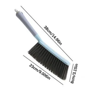 Brosse de nettoyage de lit en silicone écologique pour la maison, avec long manche, pour dépoussiérer canapé et tapis, à poils doux, balai de lit mignon - Product Image 6