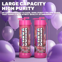 Gaz Hélium Jetable de Haute Pureté Sokka Factory, Nouveau Design, Poids 2kg, Vente en Gros
