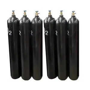 Oxygen Argon Gas Cylinder High Pressure Co2 Tank DOT ISO 40L Steel High Pressure Cyl Medical Gas 10L