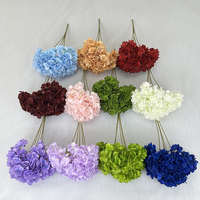 Groothandel Hete Verkoop Simulatie Hortensia Bos Eenvoudige Outdoor En Indoor Bloem Huisdecoratie