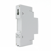 Carril DIN LCD TAC1100 Medidor de energía monofásico kWh 230VAC 100A RS485 Modbus Voltaje Corriente HZ