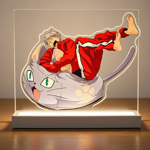 Lámpara LED de acrílico personalizada con diseño de anime, lámina de acrílico fundido, luz nocturna 3D, decoración de ambiente para dormitorio de fanáticos del <span class=keywords><strong>manga</strong></span>, impresión personalizada - Product Image 2