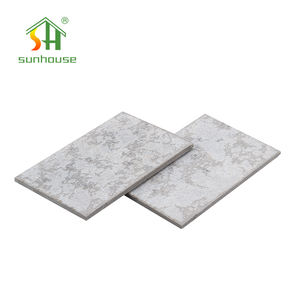 Plaque de <span class=keywords><strong>fibro</strong></span>-<span class=keywords><strong>ciment</strong></span> sans amiante 1220x2440mm 9mm/12mm ignifuge et imperméable pour revêtement mural intérieur moderne - Product Image 2