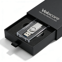 Boîte d'emballage personnalisée pour clé USB 	   Emballage écologique pour clé USB destiné au stockage d'électronique grand public