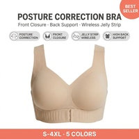 Soutien-gorge de sport TK pour le marché international, style gelée, taille européenne, grande taille, correcteur de posture, respirant, push-up, anti-affaissement