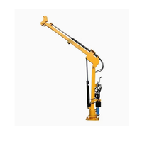 Mini camión eléctrico hidráulico de 1 tonelada/Tractor, polipasto marino, grúa plegable de elevación, nueva condición, Material metálico para venta al por menor
