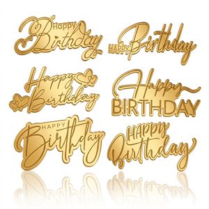 ของตกแต่งเค้กอะคริลิค ลาย "Honey And Sweetness Happy Birthday" หนา 1.3 มม. กว้าง 9 ซม. ตัดด้วยเลเซอร์ สำหรับตกแต่งสถานที่จัดงานวันเกิด - Product Image 1