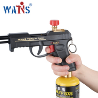 Arme à feu au propane coupe-vent personnalisable avec torche à jet de flamme haute température, pistolet à steak et briquet