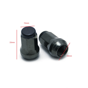 AUSO 610-T <span class=keywords><strong>Universal</strong></span> Black Steel Cover <span class=keywords><strong>Socket</strong></span> Wheel <span class=keywords><strong>Lug</strong></span> Nut Calidad duradera con estilo simple - Product Image 2