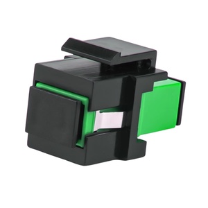 Coupleur Keystone Simplex Femelle-Femelle SC/APC pour Plaques Murales, <span class=keywords><strong>Adaptateur</strong></span> Fibre <span class=keywords><strong>Optique</strong></span>, Panneaux de Raccordement, Boîtiers de Montage en Surface - Product Image 1