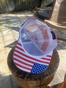 Gorra Trucker de 5 Paneles con Logotipo Personalizado, Perforada con Láser, Transpirable, de Secado Rápido, Ajustable, para Golf, Día de la Independencia - Product Image 5