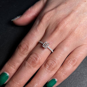 0.5～2カラット エメラルドカット 合成ルースダイヤモンド ラボグロウンダイヤモンド IGI証明書付き - Product Image 4