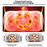 Ceinture de massage abdominale électrique intelligente amincissante, brûle-graisse, avec pierre Bian et compresse chaude