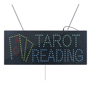 Insegna LED Super Luminosa 11x27 Pollici per Lettura Tarocchi, Cartello Pubblicitario Illuminato in Acrilico Personalizzato per Negozi e Attività Commerciali - Product Image 3
