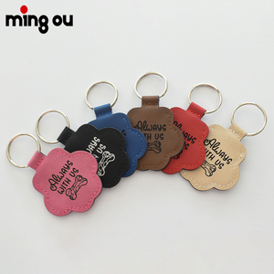 Vật nuôi tóc tưởng niệm <span class=keywords><strong>Keychain</strong></span> độc đáo Tưởng Niệm Quà tặng Túi Paw Charm Key holder laserable da Pet lông Collector lưu niệm móc khóa - Product Image 6