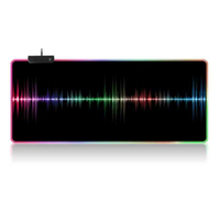Tapis de souris de jeu XXL imperméable RGB en caoutchouc pour clavier et bureau – Vente en gros