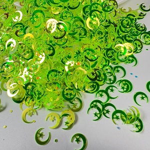 Lentejuelas Doradas Brillantes con Diseño de Estrellas <span class=keywords><strong>y</strong></span> Luna, Coloridas, Ultrabrillantes, de 6-20 mm, Material de Relleno para Slime <span class=keywords><strong>y</strong></span> Fundas de Teléfono Recubiertas de Resina - Product Image 1