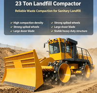 Équipement de compactage de déchets à performance stable, machine puissante de compactage des déchets pour les projets d'élimination des déchets