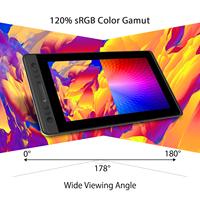 Huion — tablette graphique Kamvas pro13 pour dessin, avec stylet interactif, écran numérique, accessoire pour ordinateur, création et original