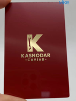 Tarjetas NFC de Metal de Acero Inoxidable con Código QR y Espejo Plateado Personalizadas