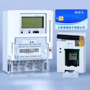 Saving DDZY1218 Single Phase Prepaid Smart Energy Meter with IC Card and Module China Factory