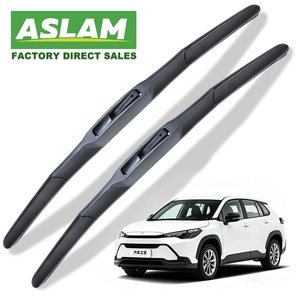 ใบปัดน้ำฝนแบบไร้โครงสำหรับรถยนต์ไฮบริด ใช้ได้ทุกฤดู สำหรับ Toyota Land Cruiser Auris Sequoia Solara อะไหล่ทดแทนจากโรงงานโดยตรง - Product Image 1