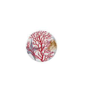 Excelsa Set of 6 Multicolor Coral Ceramic <b>Coasters</b> 105x1x10.5 cm for <b>Promotions</b> - Product Image 6