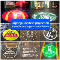 Projecteur de logo LED personnalisé, lampe publicitaire, étanche, lumière de logo gobo, extérieur, diapositive, IP67, haute définition, lentille double revêtement