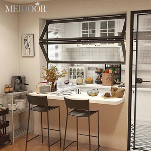 Fenêtre pliante horizontale en aluminium Meidoor AS2047, double vitrage, à rupture de pont thermique, pour balcon, style accordéon australien. - Product Image 4