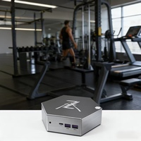 Sistema de Gestión de Miembros de Gimnasio Anbi Mini PC Host, Control de Asistencia con Tarjeta, Horario de Clases para Club de Fitness, Registro de Datos, Fácil Operación
