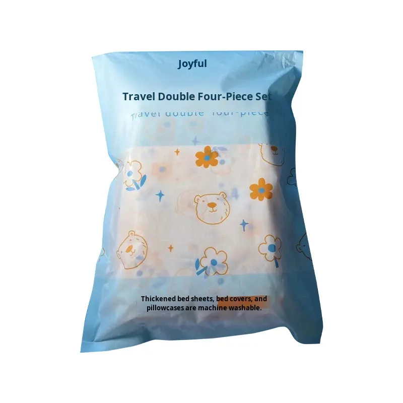 Disposable SMS Material Bear Flower Pattern