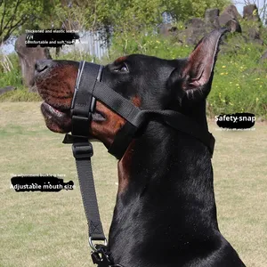 <span class=keywords><strong>Bozal</strong></span> Táctico Antimordeduras y Antiladridos con Cierre de Hebilla y Correa, Nuevo Modelo para Perros Medianos y Grandes - Product Image 1