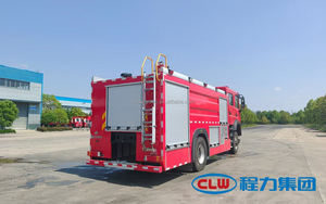 Nouveau camion de pompier et de sauvetage diesel 4x2 avec prix compétitif, hauteur de travail élevée, transmission manuelle pour le secteur pétrolier et chimique - Product Image 3