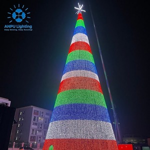 ANPU LIGHTING AP-Mile High Tree 50M Arbre <span class=keywords><strong>de</strong></span> Noël Géant avec Éclairage LED RGB Dynamique - Décoration <span class=keywords><strong>de</strong></span> Fêtes IP65 - Vente Directe Usine - Product Image 6